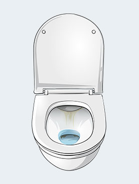 Kalk sichtbar